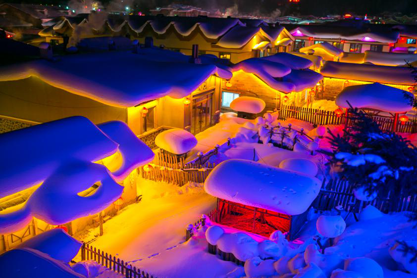 【雪国王者】松原+哈尔滨+中央大街+斯大林公园+雪乡+雪韵大街+雪乡十里冰雪画廊+吉林+雾凇长廊6日5晚跟团游 8特色风味餐 20人发纯玩团 ...